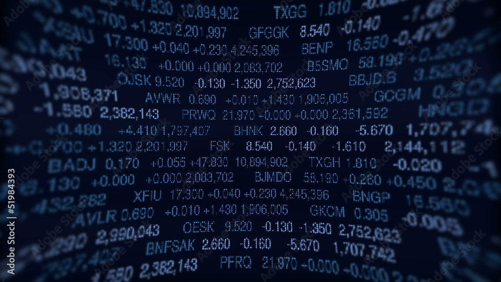 Stock Market Board (Loopable) Stock Market Board (Loopable)