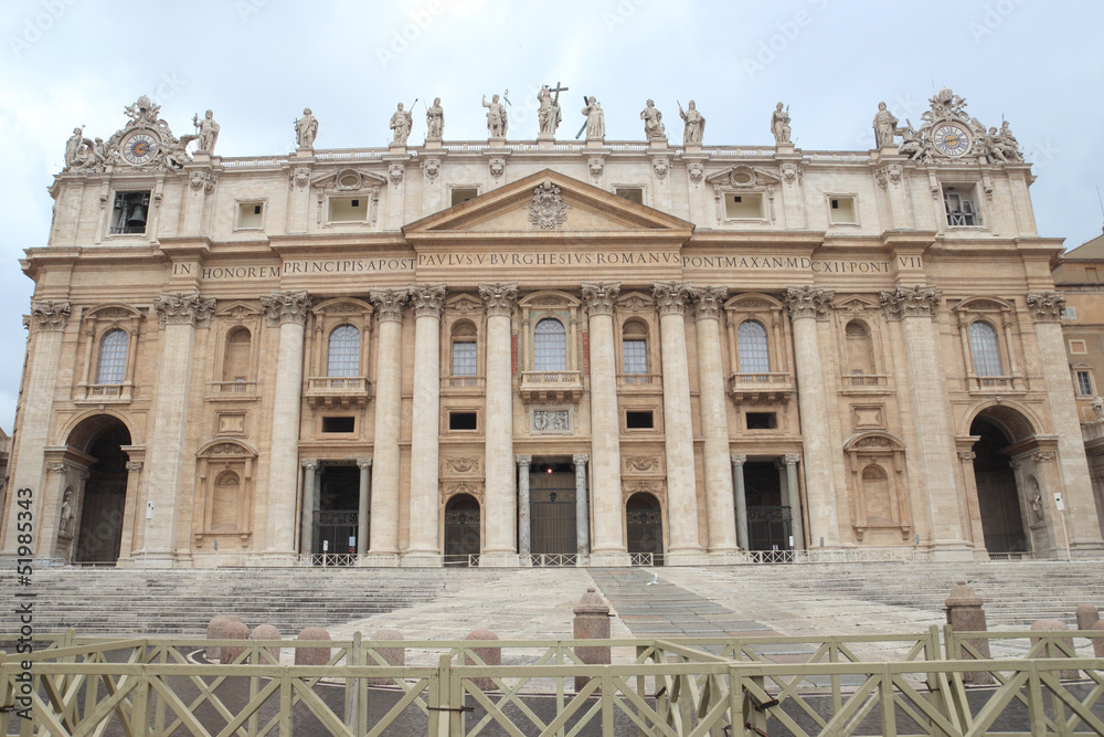 St Peter facade , Vatican City