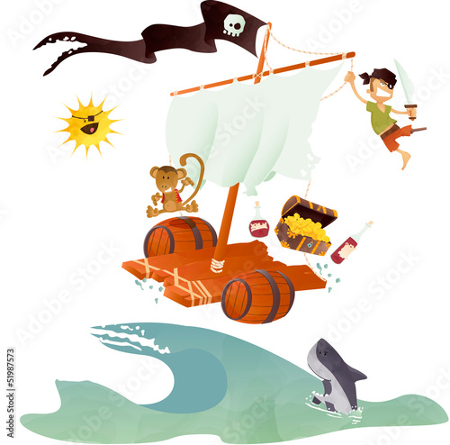 radeau pirates