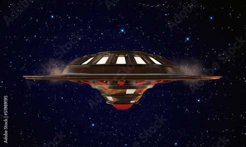Fototapeta Naklejka Na Ścianę i Meble -  unidentified object flying
