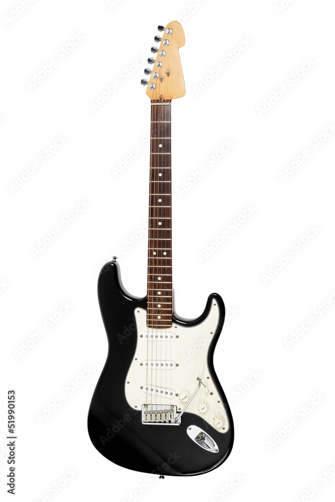 Fototapeta premium E-Gitarre schwarz