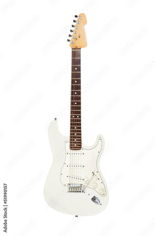 E-Gitarre weiß E-Gitarre weiß
