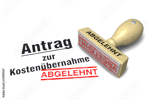 Antrag zur Kostenübernahme: ABGELEHNT photo