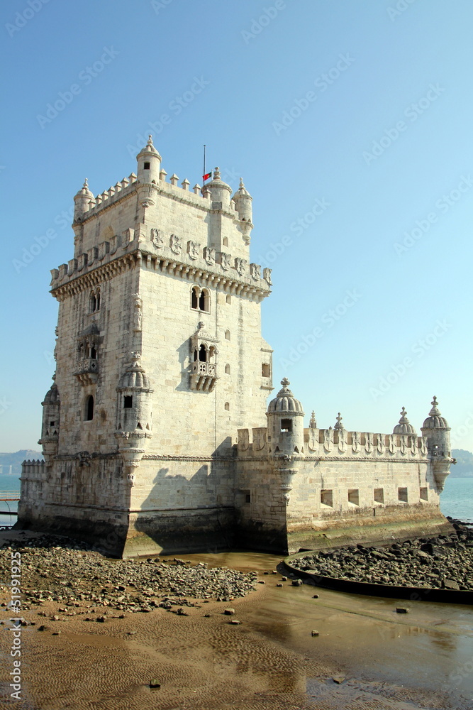 Obraz premium Torre de Belém in Lisbon, Portugal