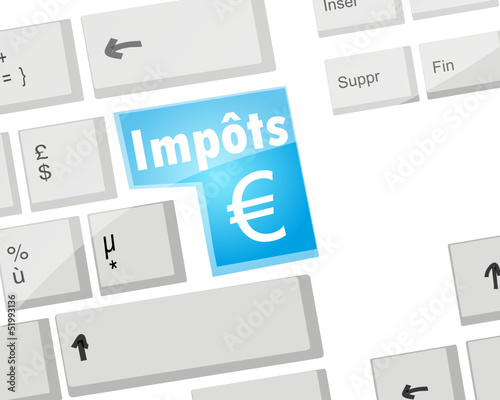 Clavier : Impôts Euros