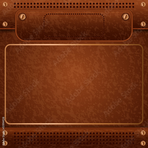 Leather vector background