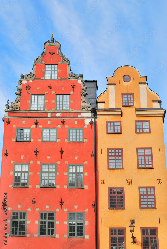 Stockholm. Old buildings Stockholm. Old buildings