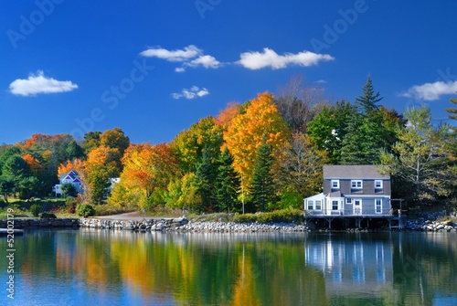 Colors of Indian summer, Maine