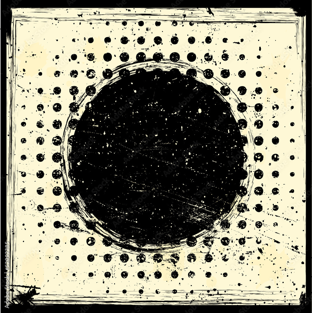 Grunge halftones background
