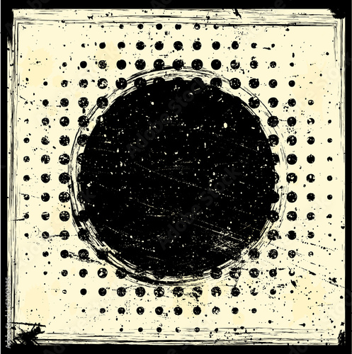 Grunge halftones background