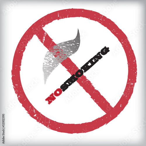No smoking sign