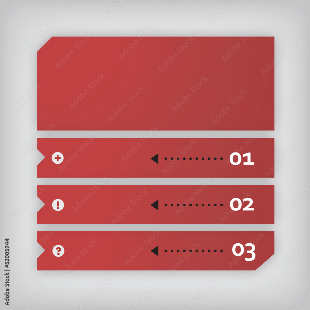 Option labels - progress background - product choice or versions Option labels - progress background - product choice or versions