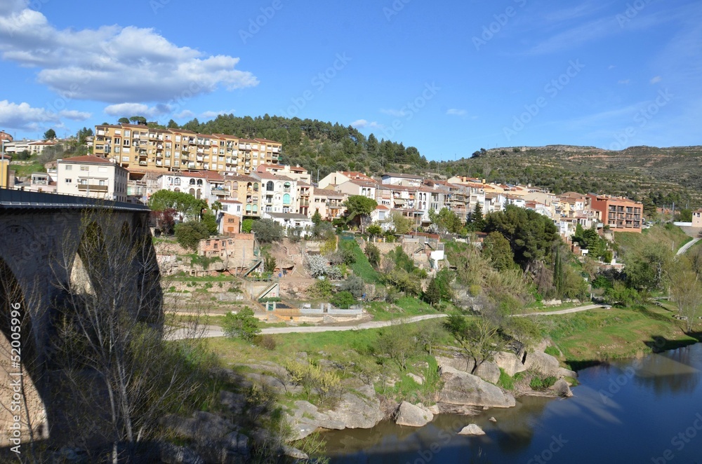 Monistrol de Montserrat, vue du pont médiéval