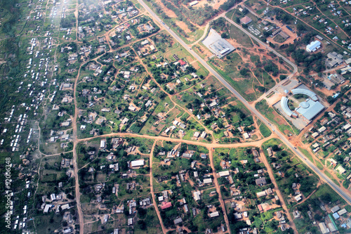 Aerial view of Harare photo