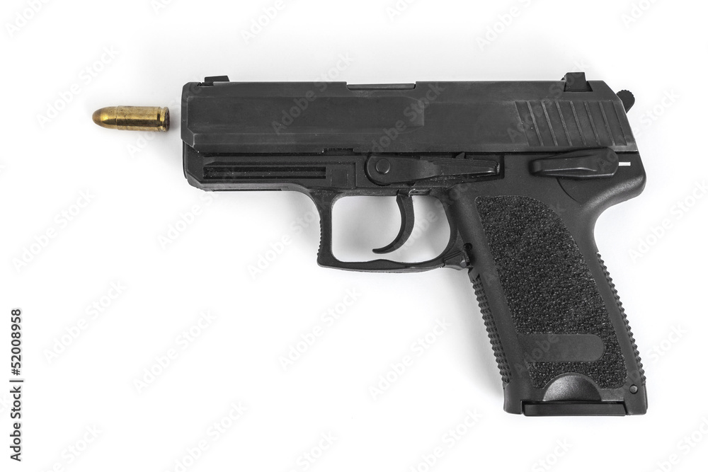 gun with bullets gun with bullets
