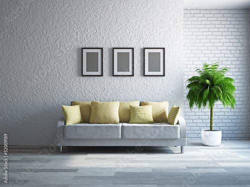 Fototapeta Naklejka Na Ścianę i Meble -  Livingroom with sofa
