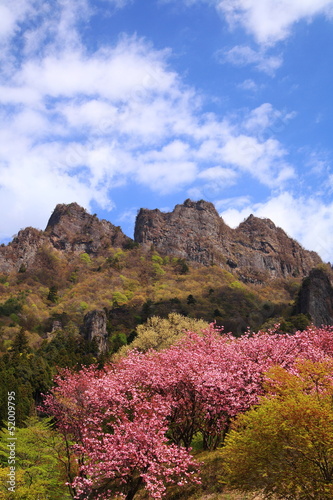 Mt. Myogi in spring, Gunma, Japan