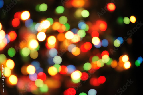 abstract christmas background (color lights)