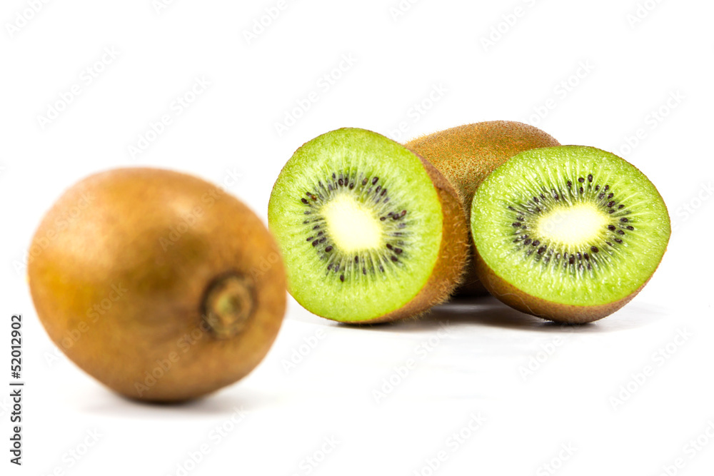 kiwi fruit isolated on white background kiwi fruit isolated on white background