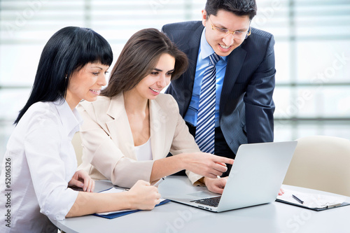 Business team working