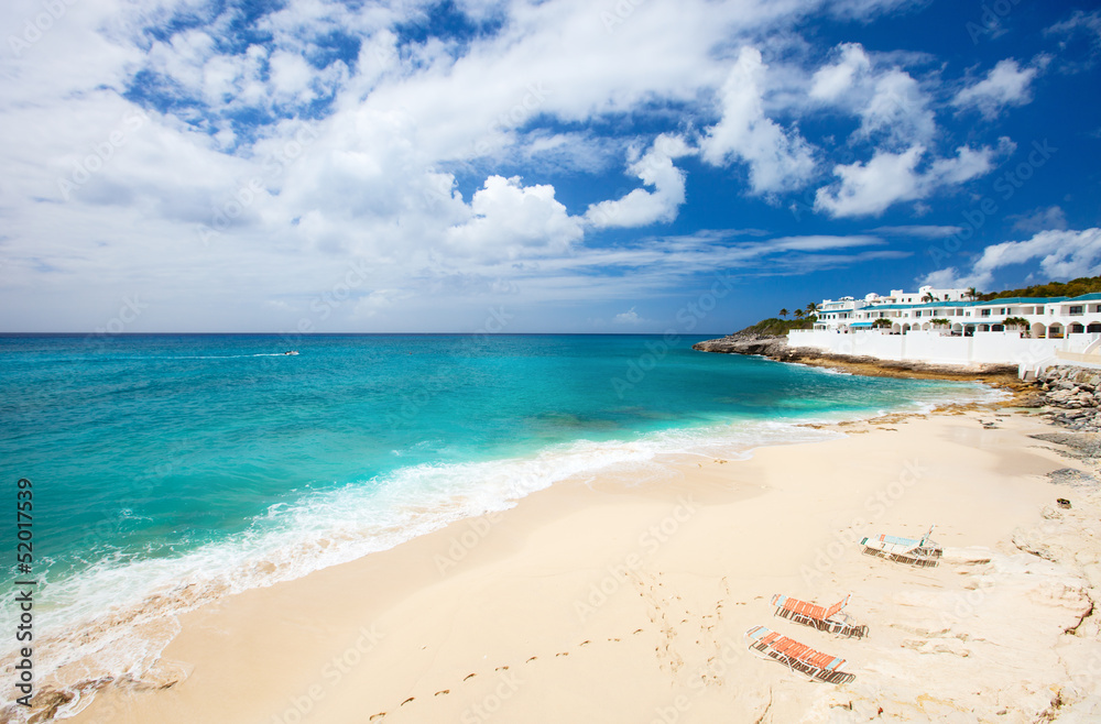 Cupecoy beach on St Martin Caribbean Cupecoy beach on St Martin Caribbean