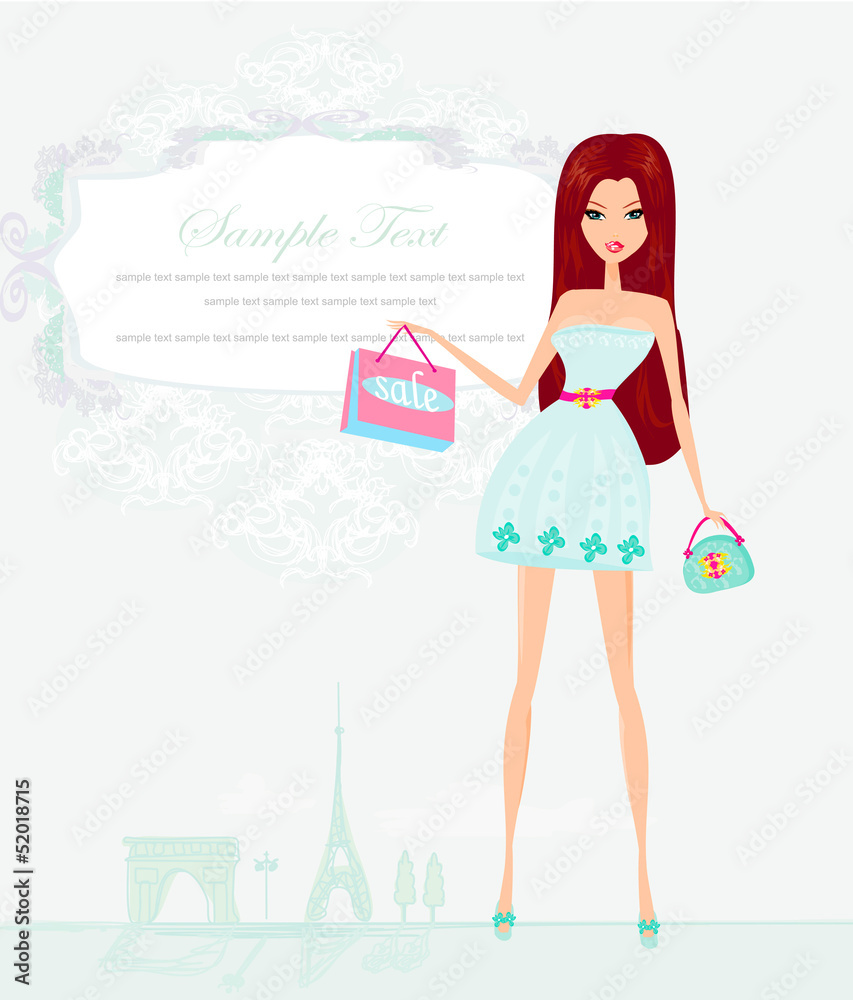 beautiful women Shopping in Paris beautiful women Shopping in Paris