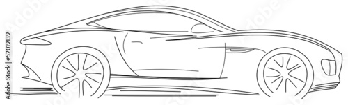 Sports Car Sketch