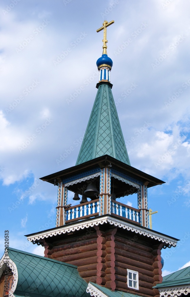 Wooden belfry of the Epiphany church Wooden belfry of the Epiphany church