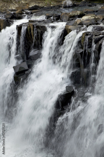 Waterfall in tropical forest
