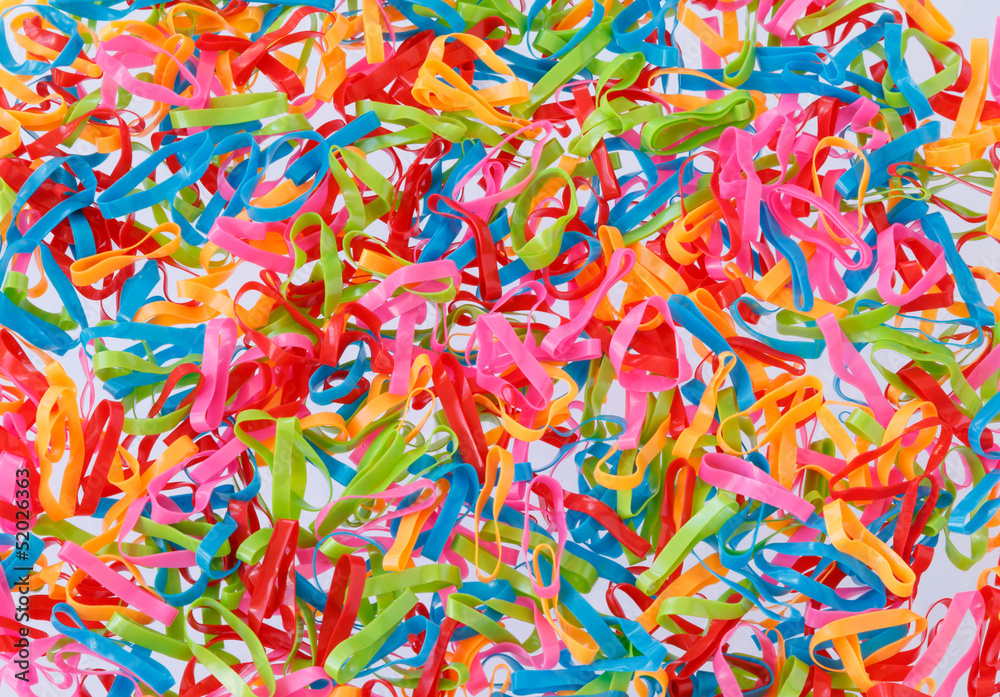 multi coloured elastic bands background multi coloured elastic bands background