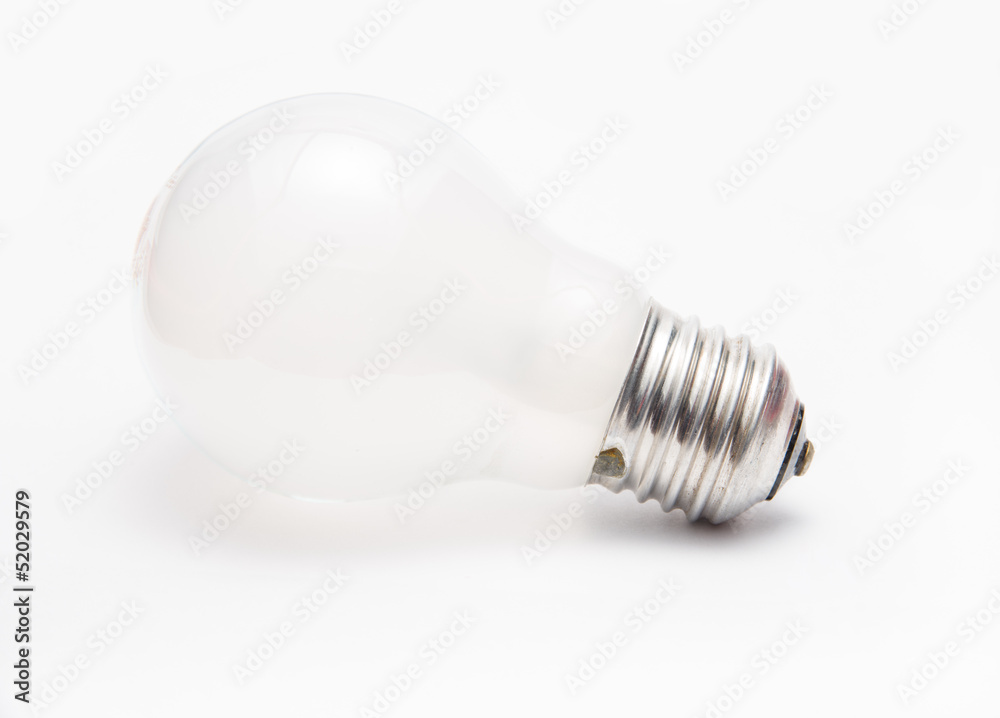 Matted tungsten light bulb Matted tungsten light bulb