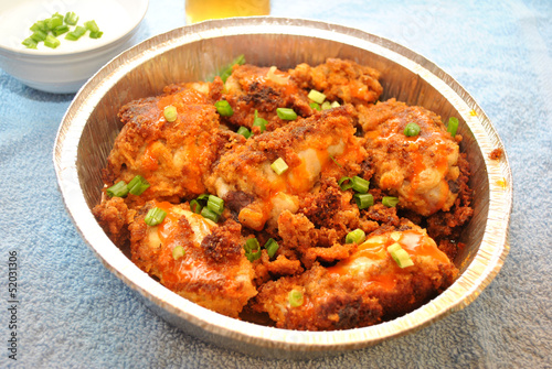 Crispy Breaded Chicken Take Out Wings