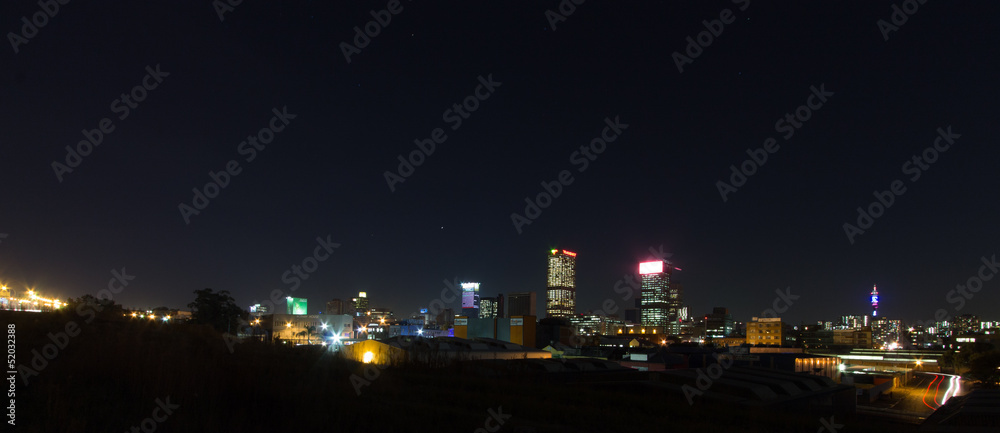 Johannesburg City at Night