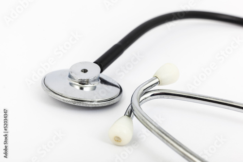 stethoscope with white background