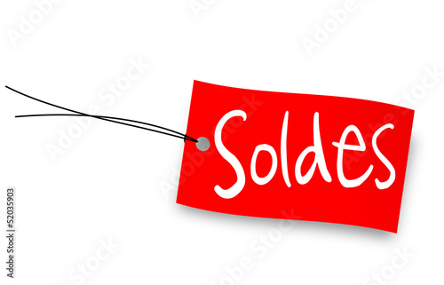 Etiquette Soldes