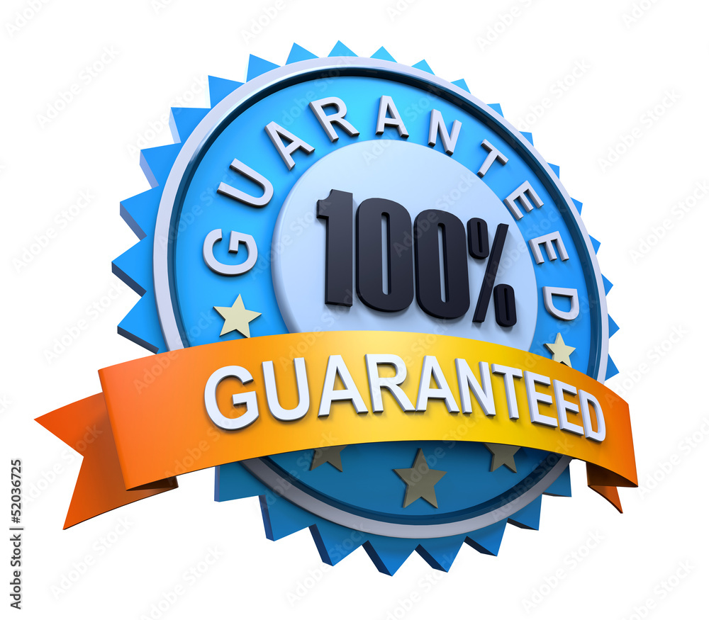 Guaranteed Label with Gold Badge Sign Stock Photo Adobe Stock Guaranteed Label with Gold Badge Sign Stock Photo Adobe Stock