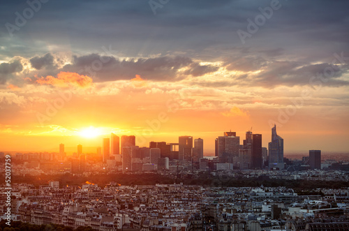 Paris skyline la défense