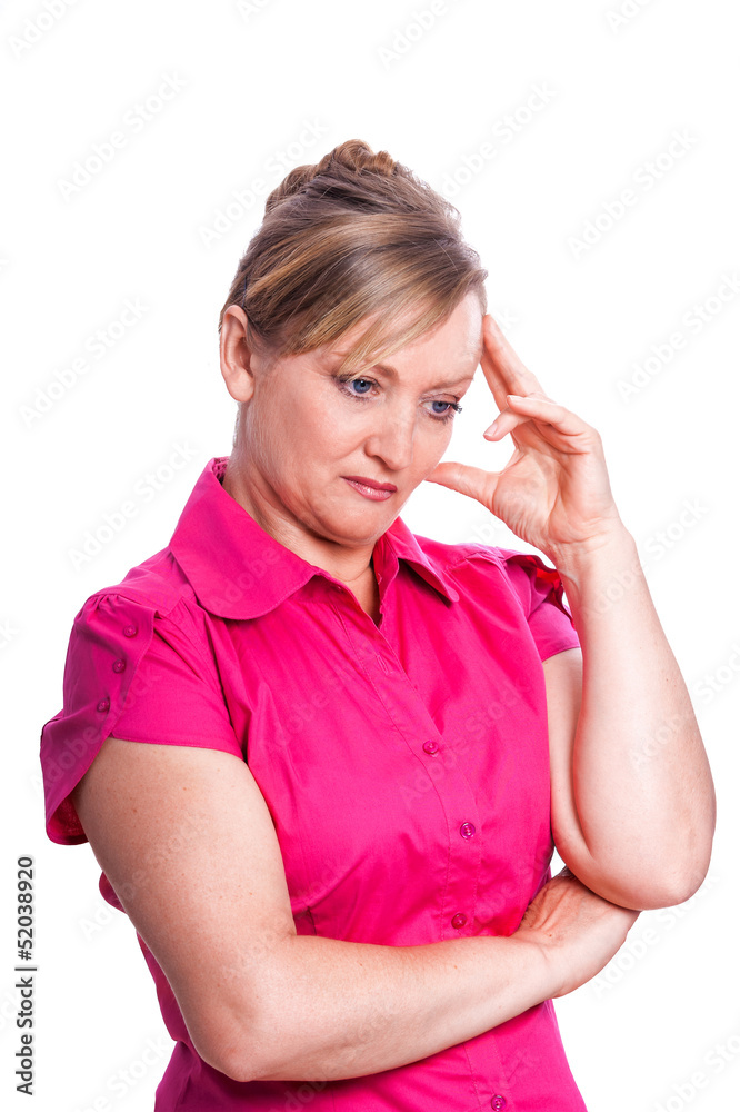 thoughtful woman thoughtful woman