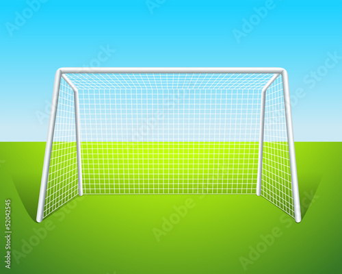 A soccer goal