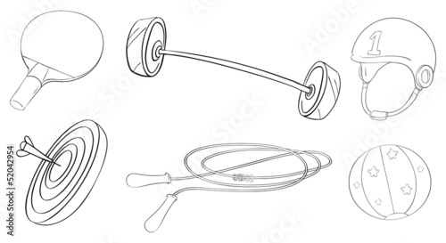 Exercise and game equipments