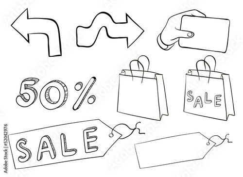 Different doodle signs