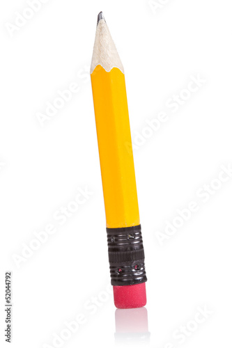 Pencil isolated on pure white background