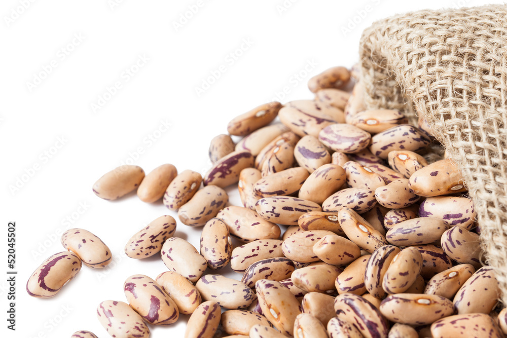 Obraz premium Beans on white background
