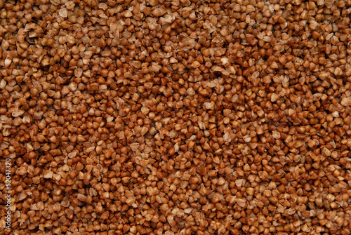 A texture background is out of boiled buckwheat.