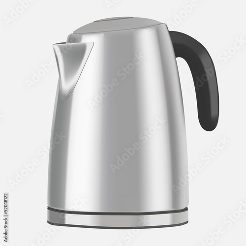 Electric kettle on a white background