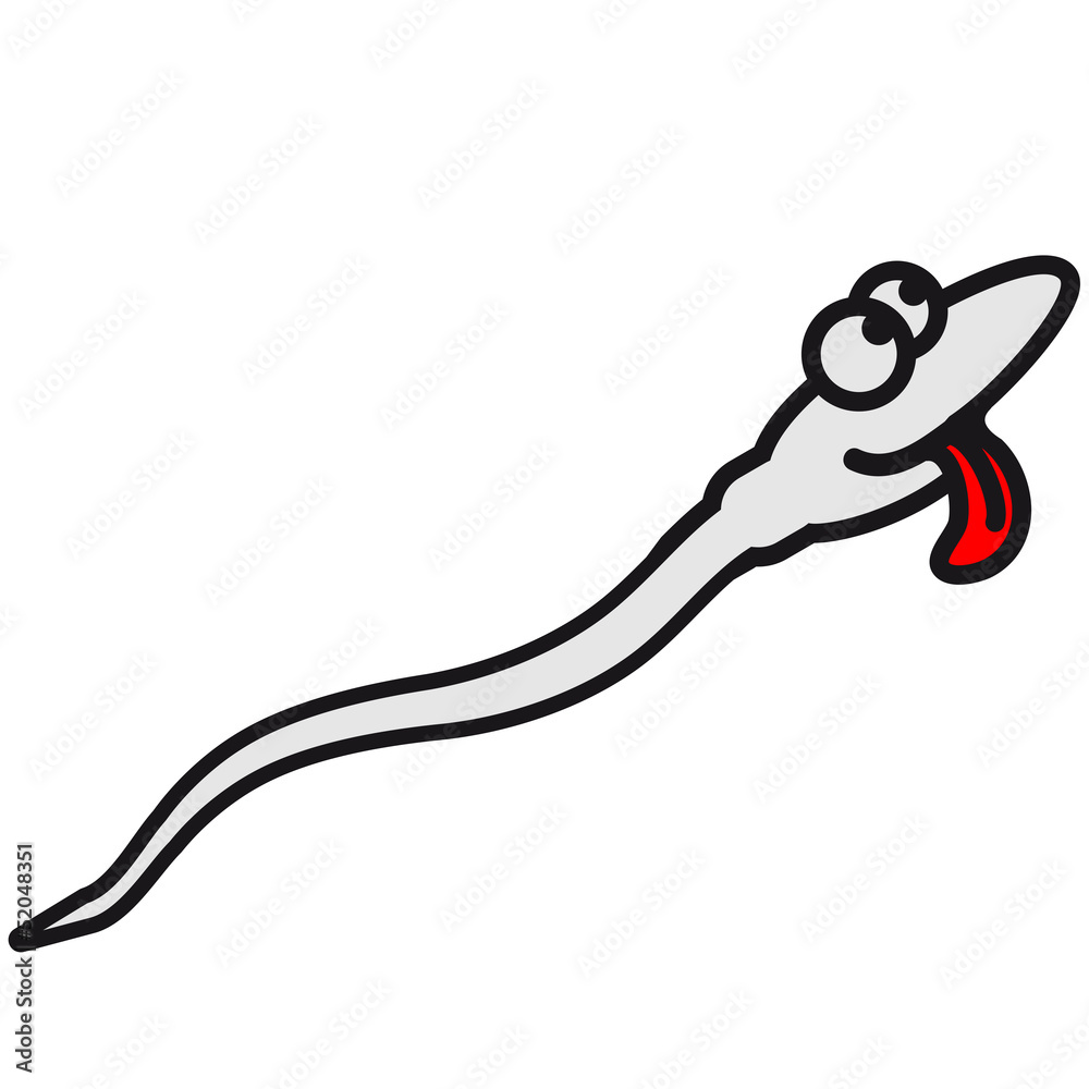 Funny Sperm Stock Illustration | Adobe Stock