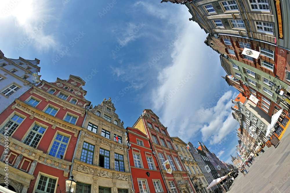 Fototapeta premium Dluga Street (ul. Dluga) - Gdańsk