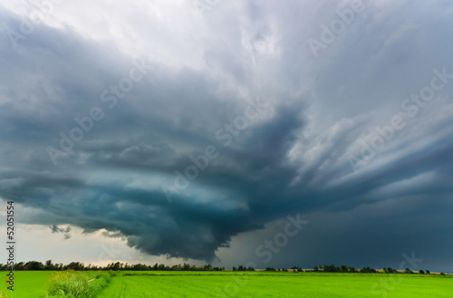 Obraz na płótnie Supercell in the plains