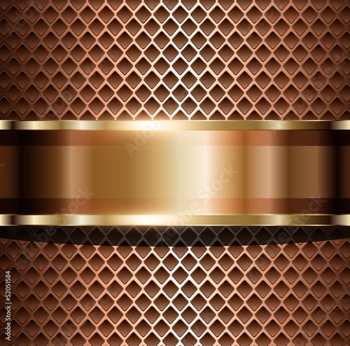 Background elegant metallic, vector