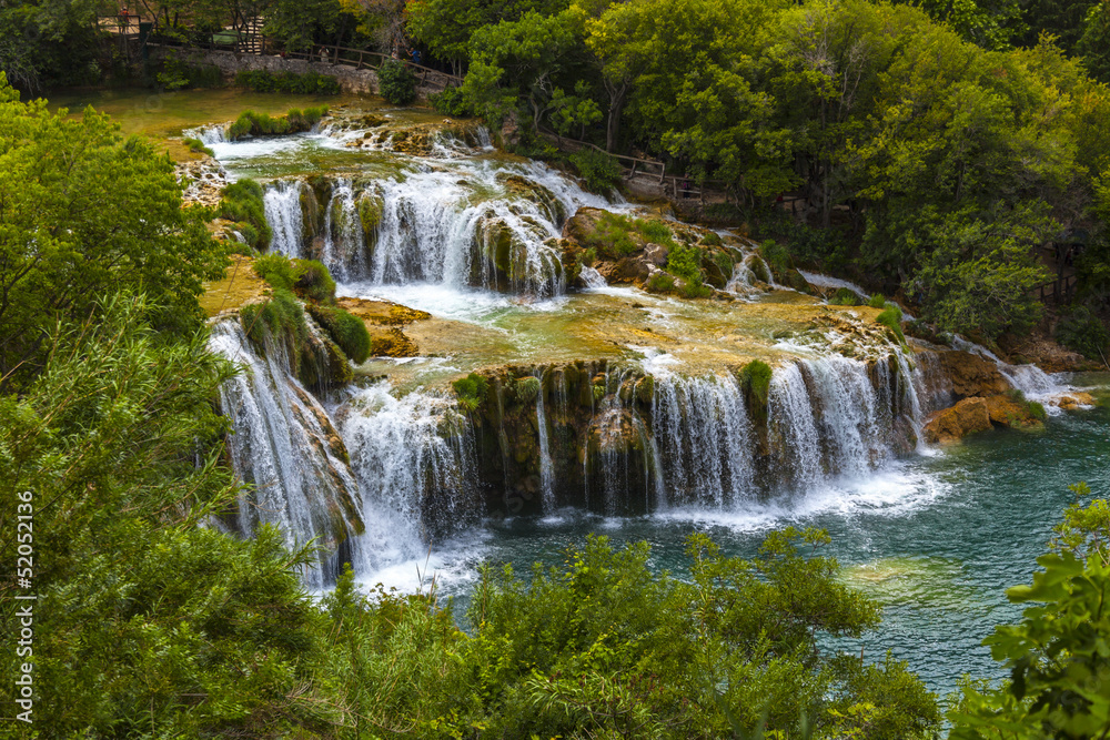 Naklejka premium Park Narodowy Krka (Chorwacja, Dalmacja)